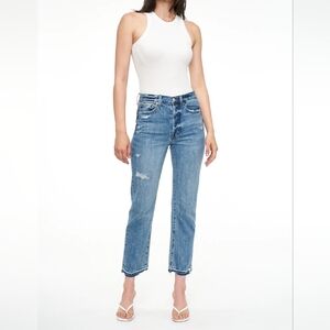 Pistola Charlie High Rise Classic Straight Ankle Jean in Getaway Vintage Size 27